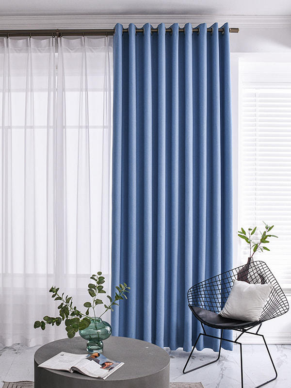 Colored Cotton-Soft Curtains-Polyester Fiber High-precision Modern Simplicity Curtain Fabric