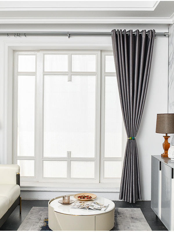 Five Velvet-Velvety Soft Curtains-Polyester Fiber High-precision Modern Simplicity Curtain Fabric
