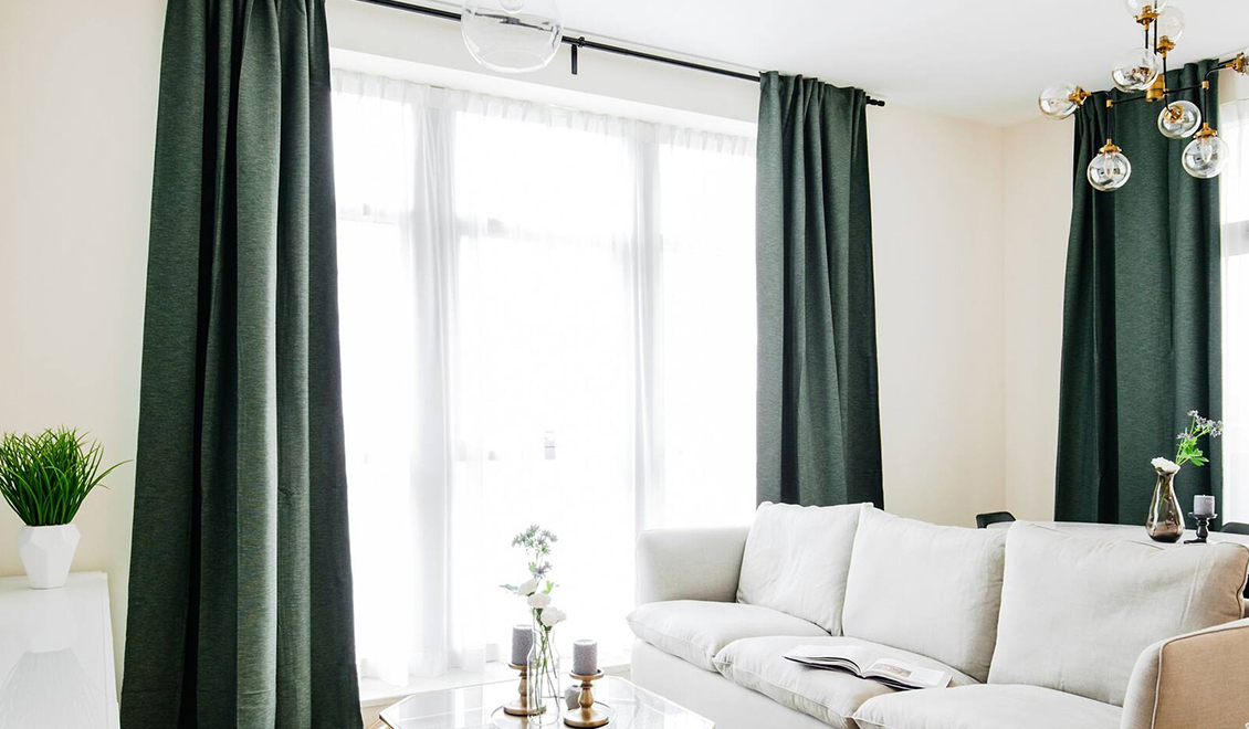 Japanese simplicity curtain fabric