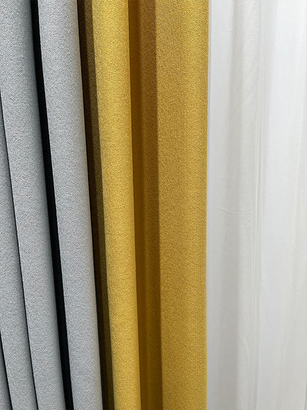 Wangwang Cotton-Cotton and Linen Texture Graininess-Polyester Fiber High-precision Nordic Style Curtain fabric